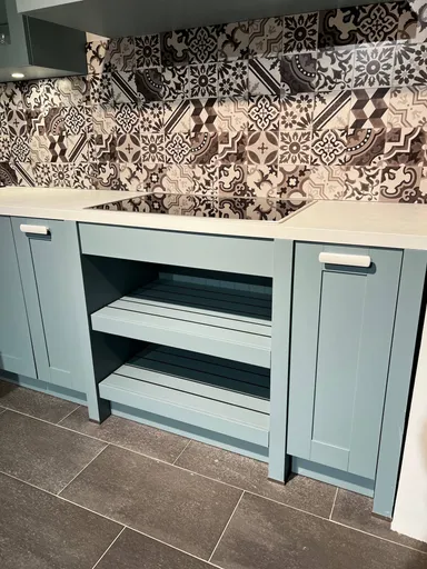 Contur Casa Küchenzeile Blaugrau